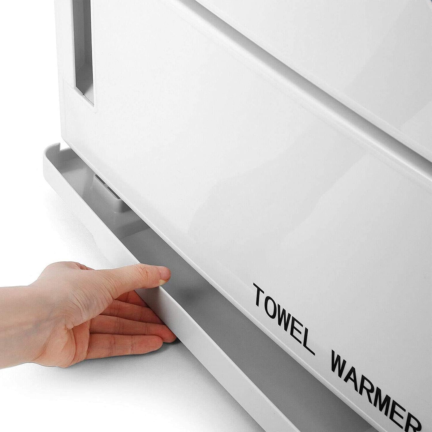 Hot Towel Warmer Cabinet Professional Towel Heater for Spa Massage Salon Home (32 Liter Capacity, White)
