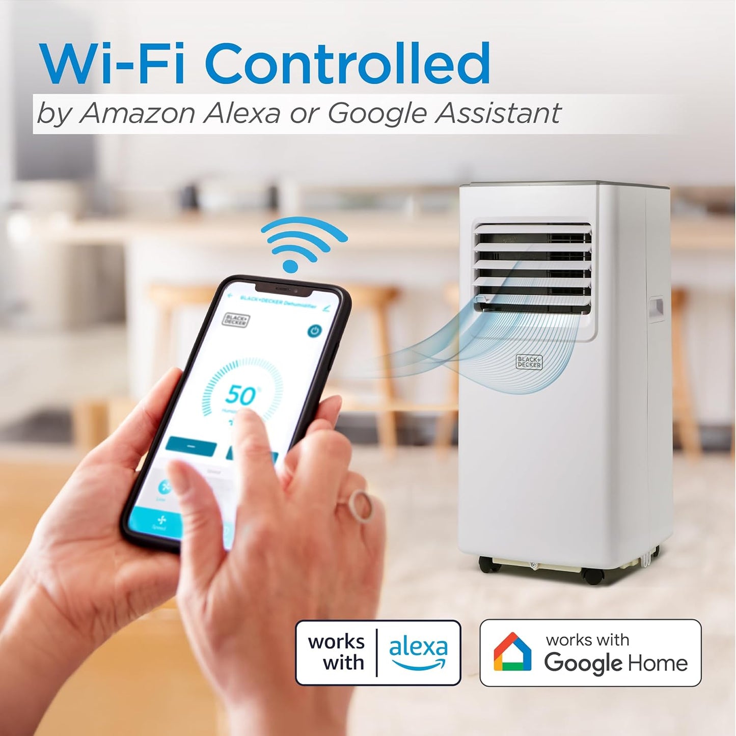 Intelligent portable air conditioner, featuring both cooling and heating functions, with a cooling power of 14000 watts (10200 watts SACC), a heating power of 12000 watts, suitable for rooms with an area not exceeding 700 square feet, with a built-in