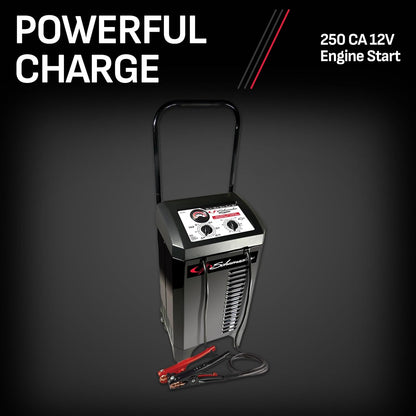 250/50/25/10 Amp Manual Wheel Charger with Engine Start