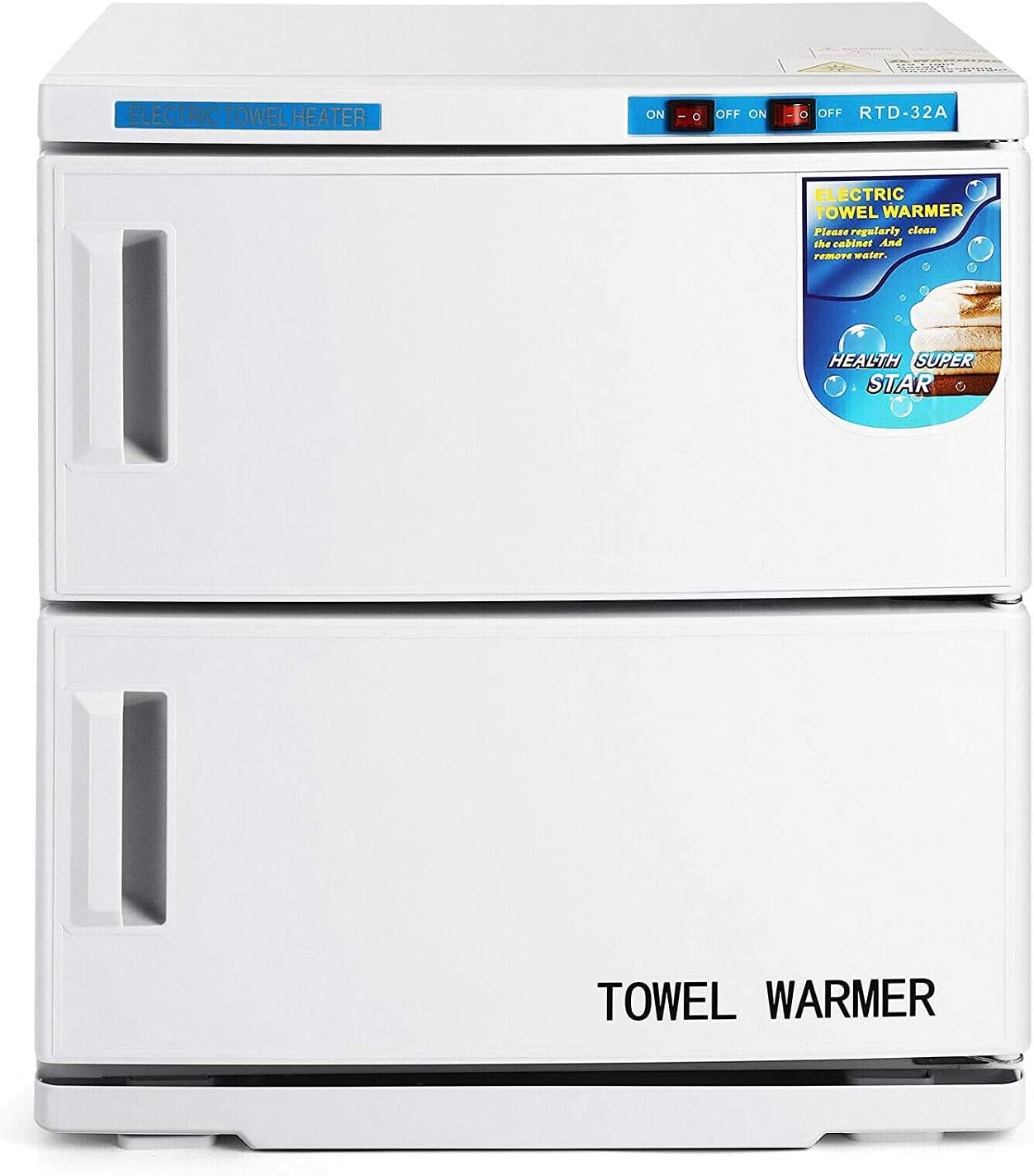 Hot Towel Warmer Cabinet Professional Towel Heater for Spa Massage Salon Home (32 Liter Capacity, White)