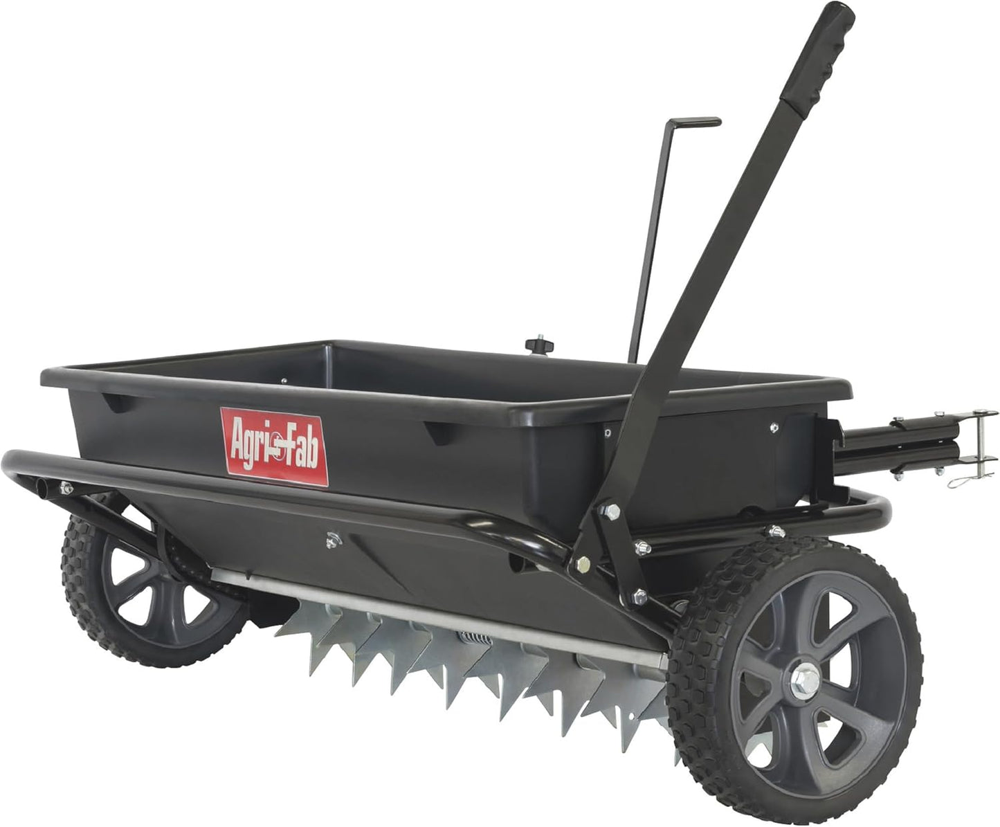100-pound traction type seeder/seeder/sprayer, black version