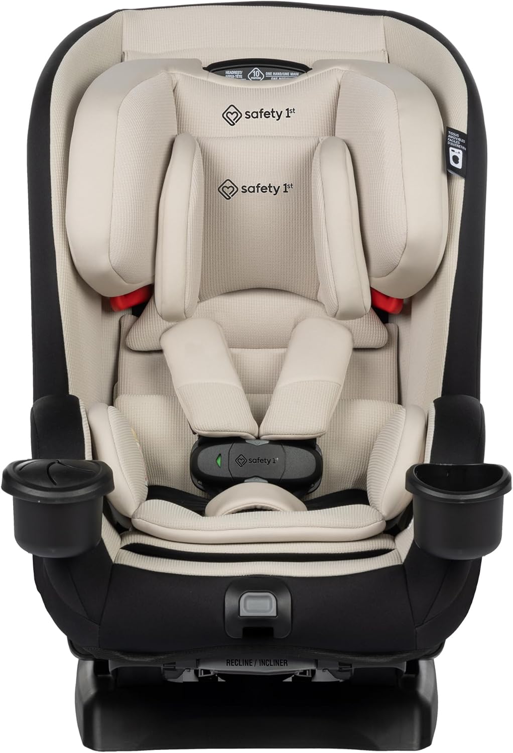 4-in-1 Convertible All-in-One Car Seat, infant to toddler, rear and forward facing, booster mode, backless booster, Fits 3 across, Washable seat, Birth to 10 years, Hexagon Horizon