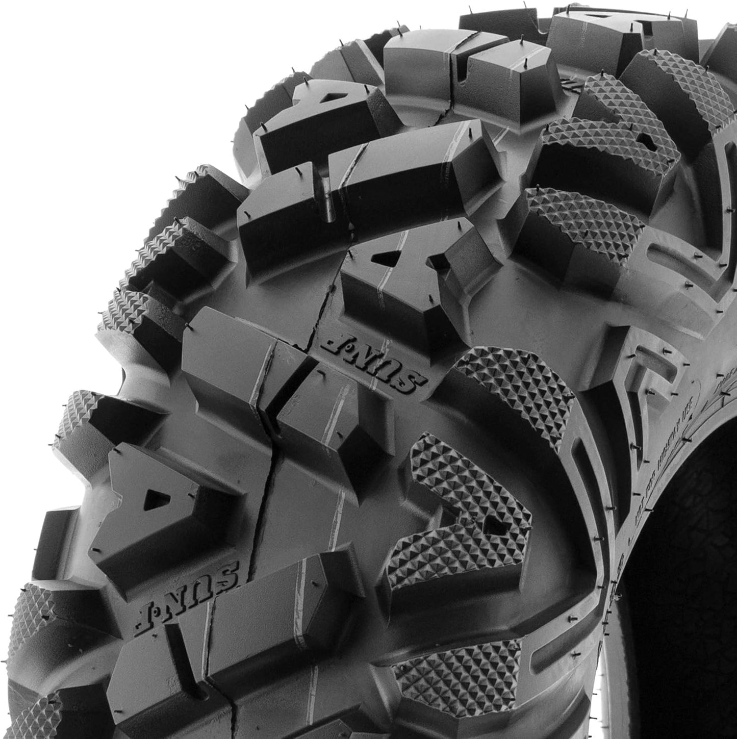 I ATV/UTV all-terrain Tires 25x8-12 Front & 25x10-12 Rear Set of 4 A033 6-PR Tubeless
