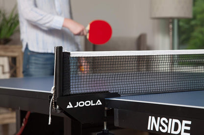 Professional-grade medium-density fiberboard indoor table tennis table, equipped with a quick-locking table tennis net and a stand set - assembled in 10 minutes easily - of high quality - foldable, with a single-player playing mode