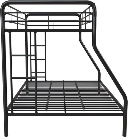 DHP Dusty Twin Over Full Metal Bunk Bed, Off White