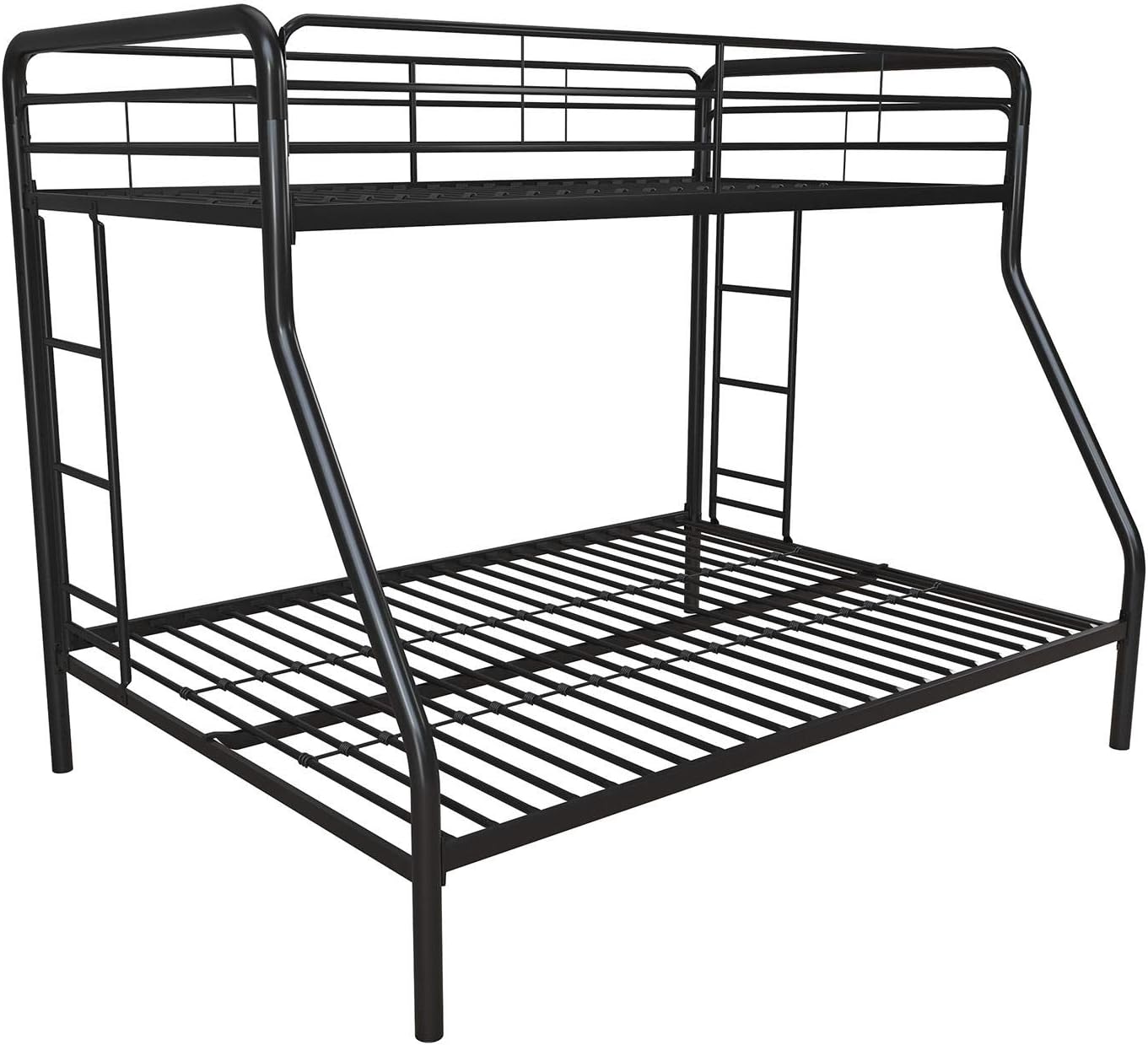 DHP Dusty Twin Over Full Metal Bunk Bed, Off White