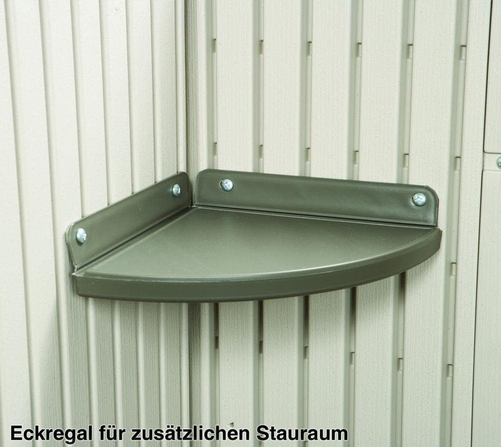A 12-foot-long outdoor storage rack