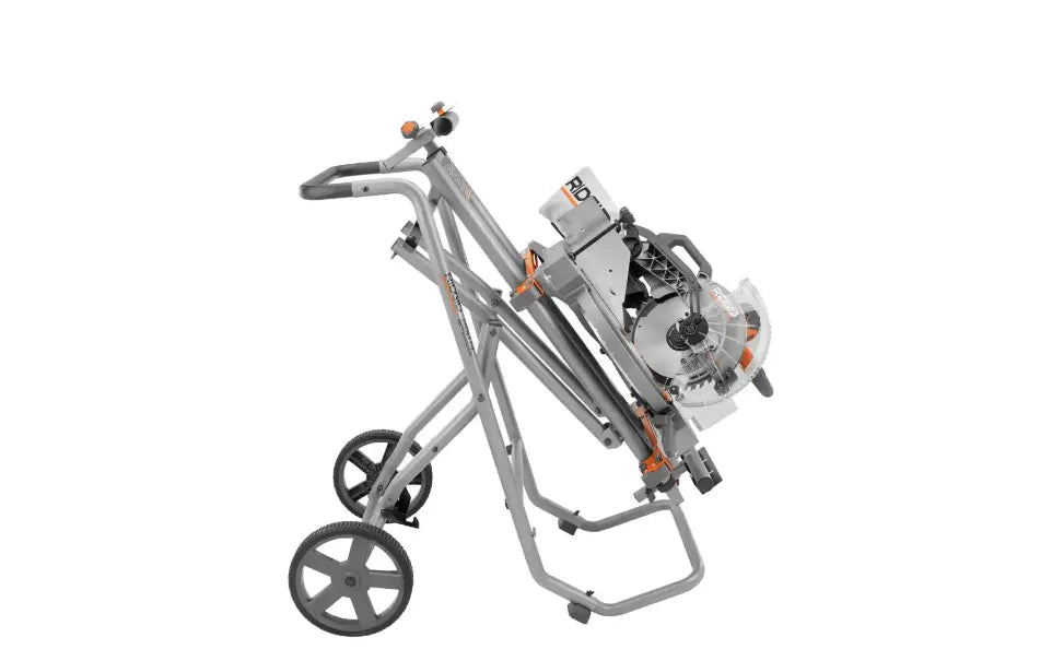 Universal Mobile Miter Saw Stand with Mounting Braces