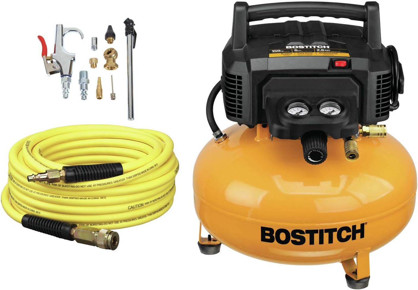 Air Compressor Combo Kit, 3-Tool (BTFP3KIT) 21.1 x 19.5 x 18 inches , Yellow