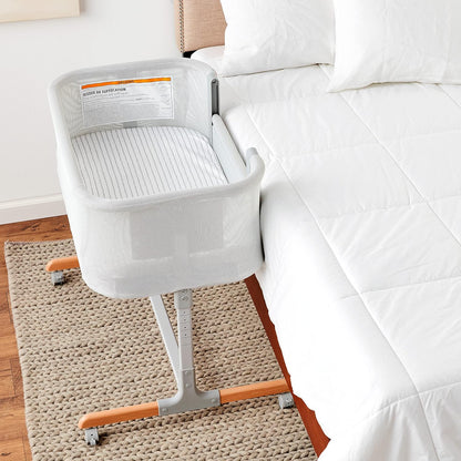 Baby Bassinet, Cozy Up 2-in-1 Bedside Sleeper & Bassinet, Grey