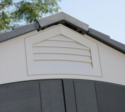 A 12-foot-long outdoor storage rack