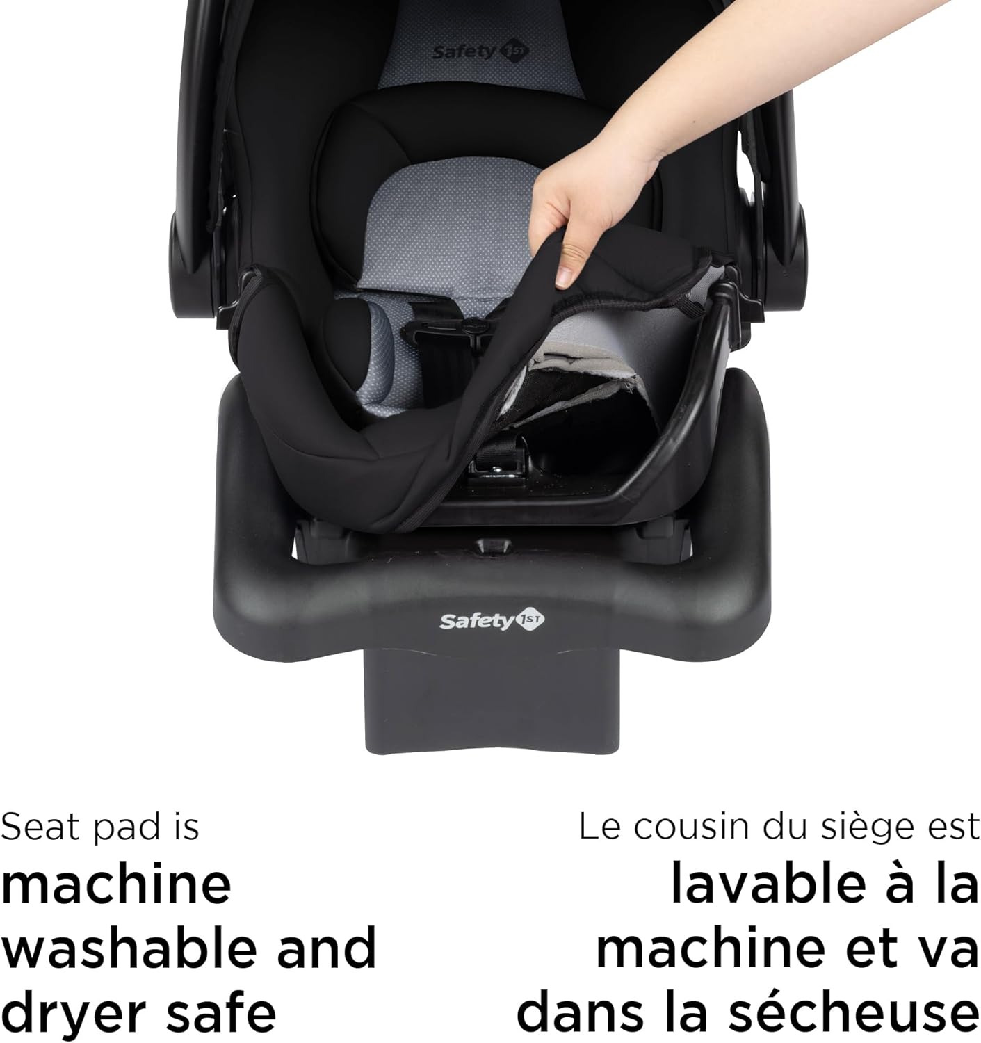 Infant Car Seat, 4 Positions, Black