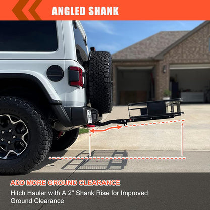 Roof Rack Carrier Basket Universal Rooftop 51" X 36" X 5" + Waterproof Bag 15 Cubic Feet (44" 34" 17"), and Cargo Net with Attachment Hooks, Ratchet Straps