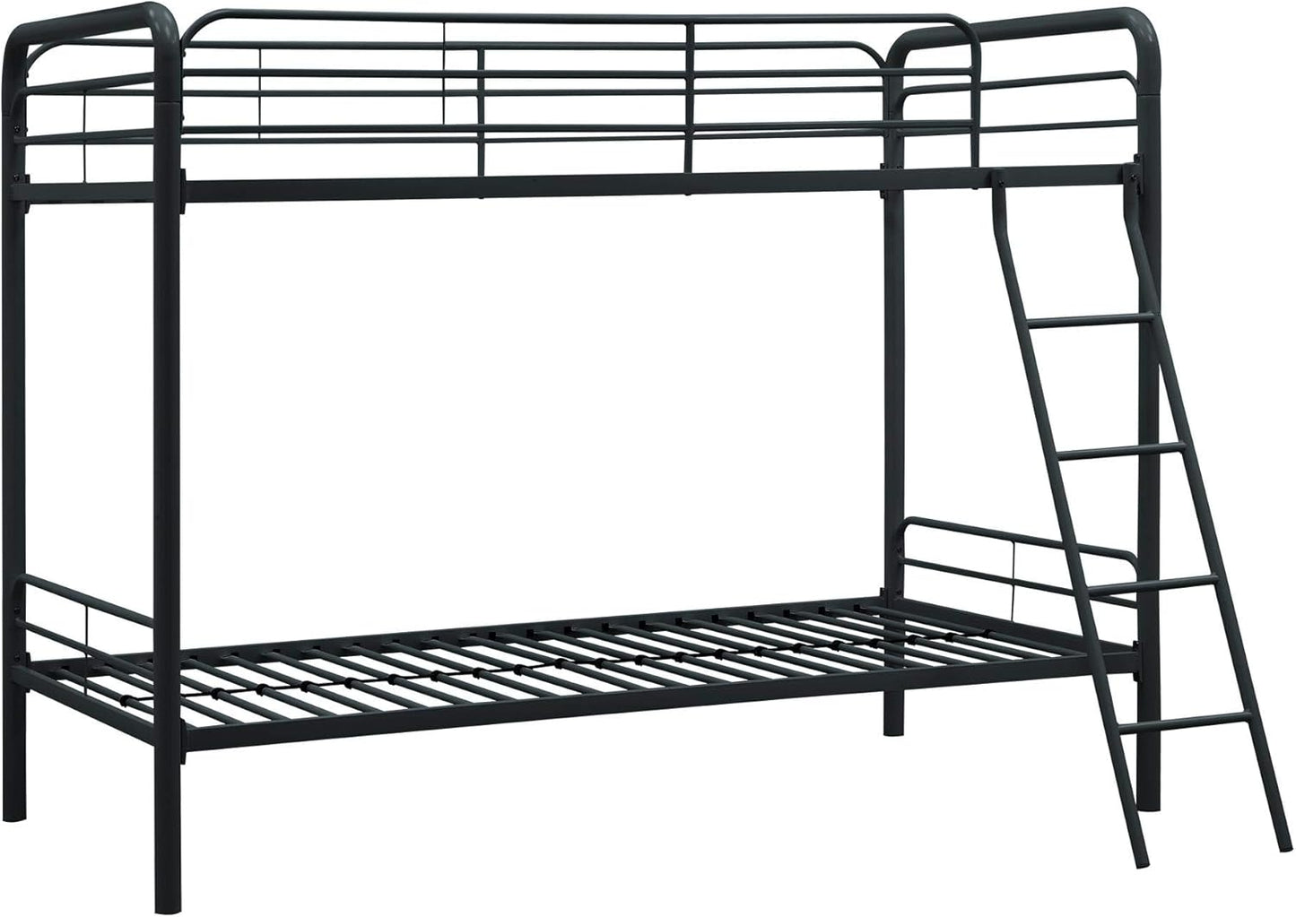 DHP Dusty Twin Over Full Metal Bunk Bed, Off White