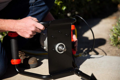 1500W industrial trenching machine enclosure features a soil excavation power head, including a 6-inch digging auger bit kit