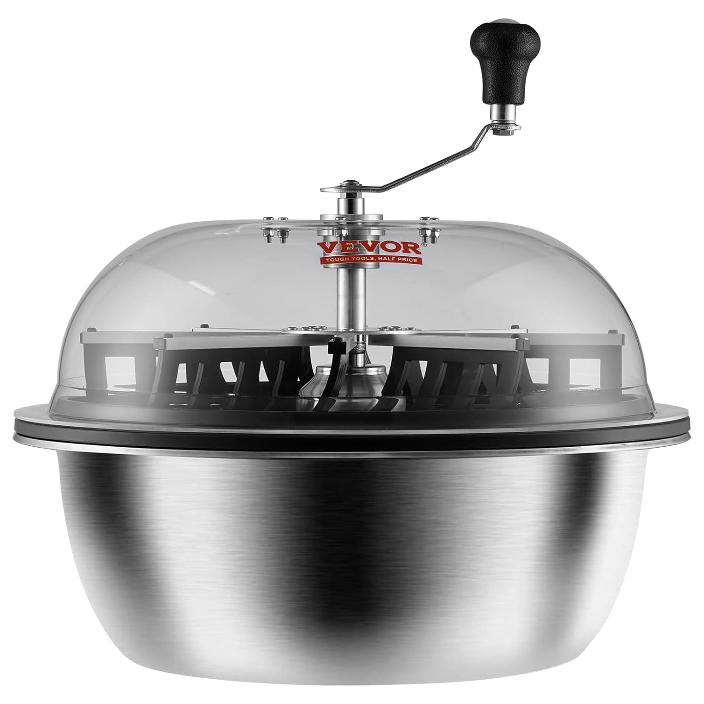 Leaf trimmer, 16-inch trimming bowl, manual flower branch trimmer, equipped with stainless steel blades for rotary trimming, transparent observation cover, foldable herb drying rack and handheld trimmer are all included.
