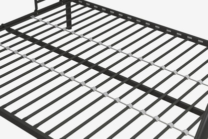 DHP Dusty Twin Over Full Metal Bunk Bed, Off White