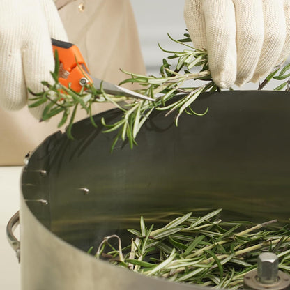 Leaf trimmer, 16-inch trimming bowl, manual flower branch trimmer, equipped with stainless steel blades for rotary trimming, transparent observation cover, foldable herb drying rack and handheld trimmer are all included.