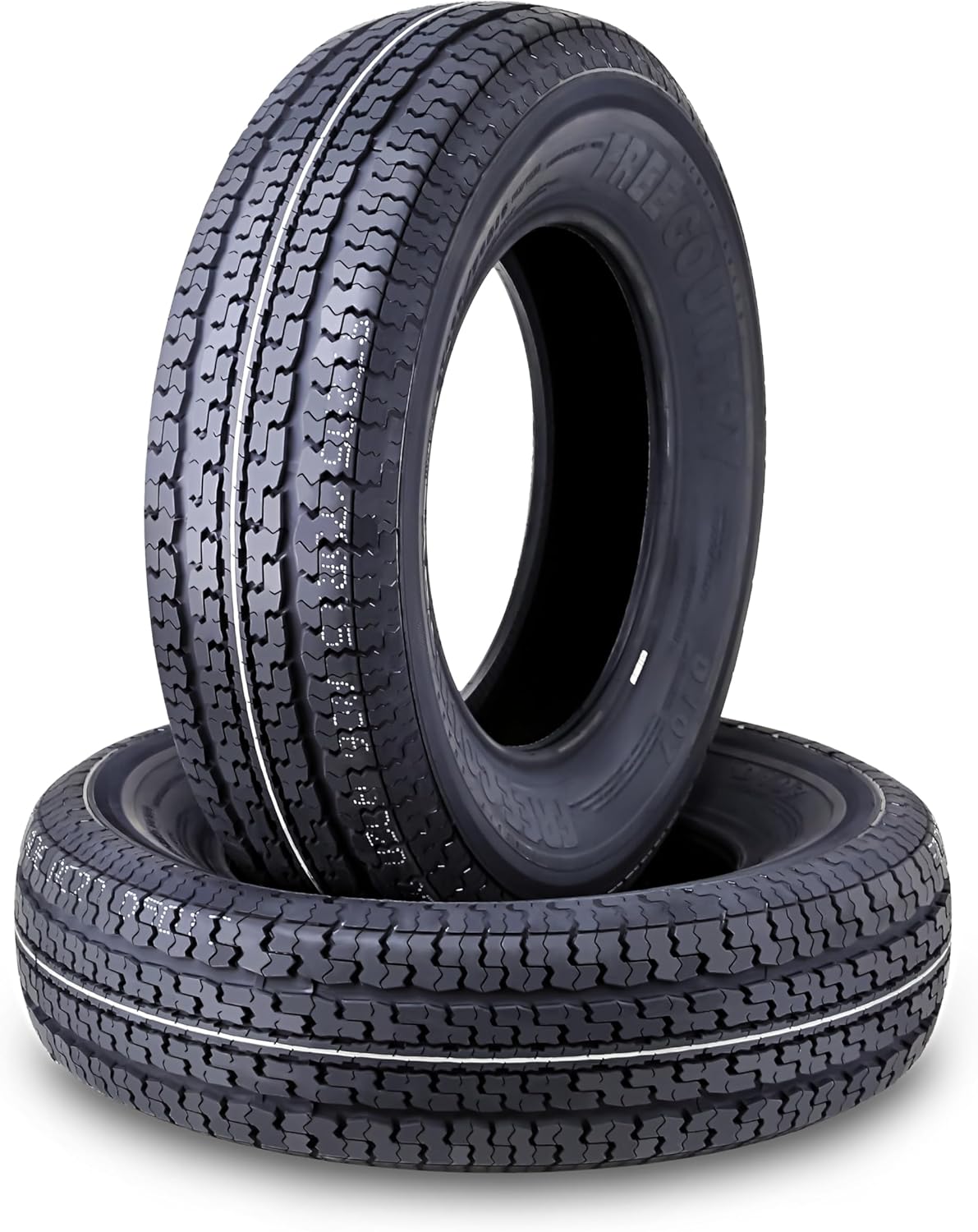 Libra Trailer Parts set of 4 Heavy Duty Trailer Tires ST205/75R15 205 75 15 10-Ply Load Range E Steel Belted Radial w/Scuff Guard