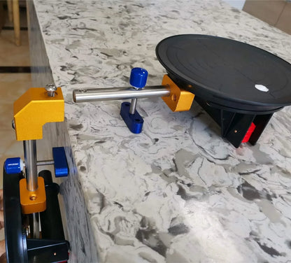 Angle 90 Degree Countertop Seam Setter with 6" Suction Cup for Seam Joining & Leveling/Professional Countertop, granite . Stone, Marble Slab Installation. (2 PACK) (6" seam setter)
