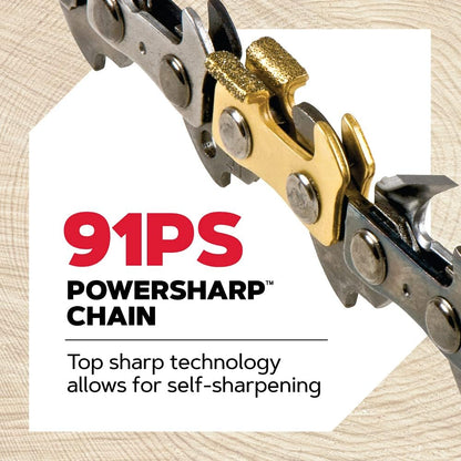 15 Ampere - Automatic sharpening cordless electric chainaw